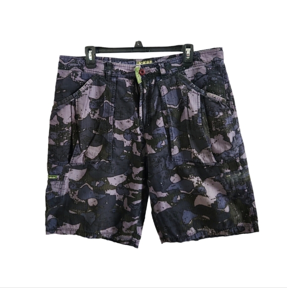 OAKLEY VTG CAMOUFLAGE CARGO SHORT Night Camo Shorts Tactical Field Gear Men's